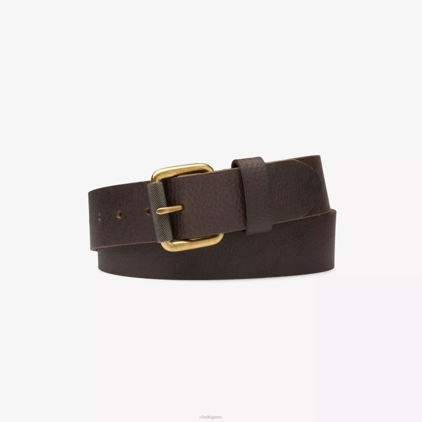 HZVP939 cinturón casual marrón Clarks
