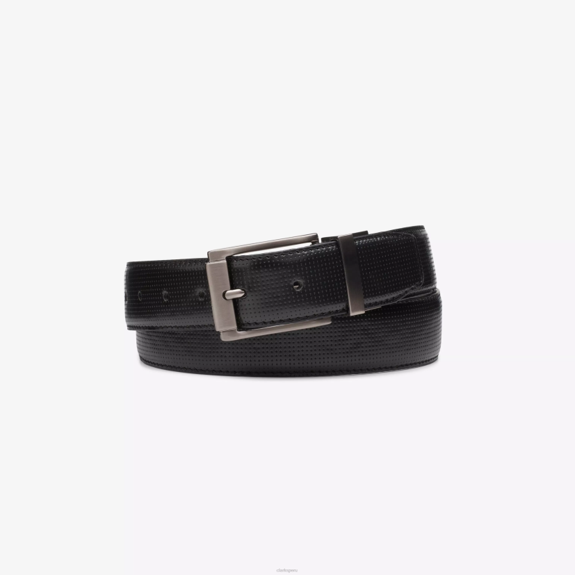 HZVP944 cinturón reversible marrón oscuro Clarks