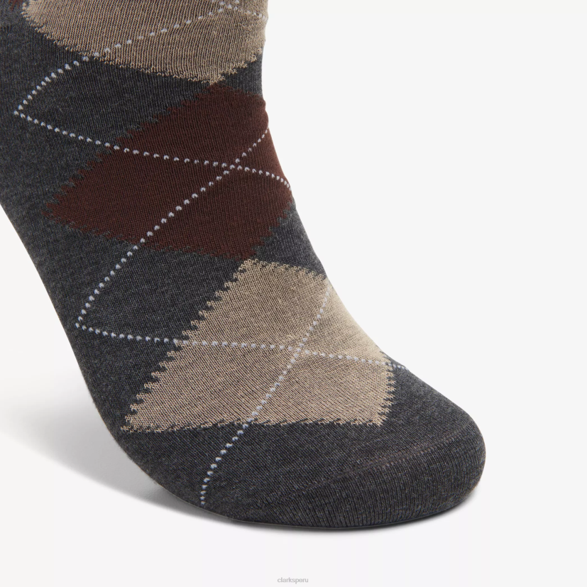 HZVP954 rombos para hombre carbón Clarks