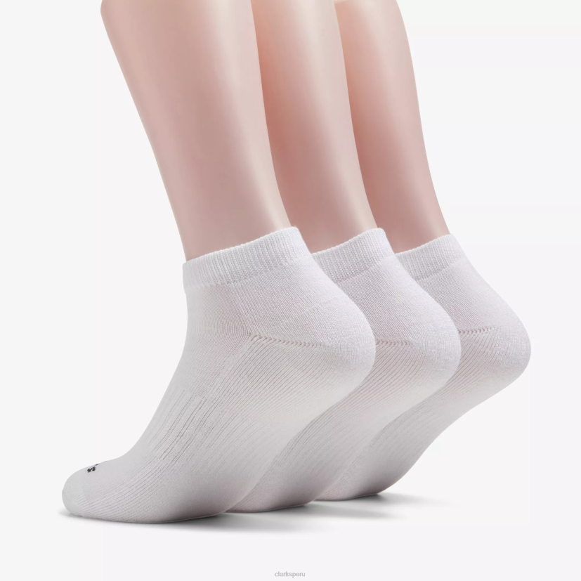 HZVP959 paquete de 3 atléticos blanco Clarks