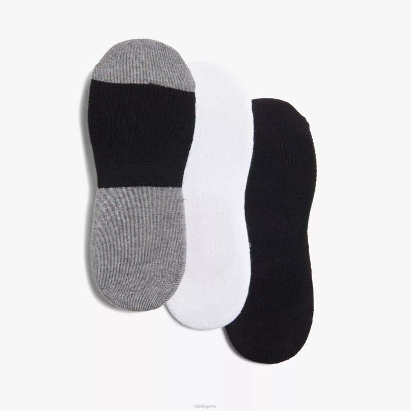 HZVP970 paquete de 3 no presentarse negro Clarks