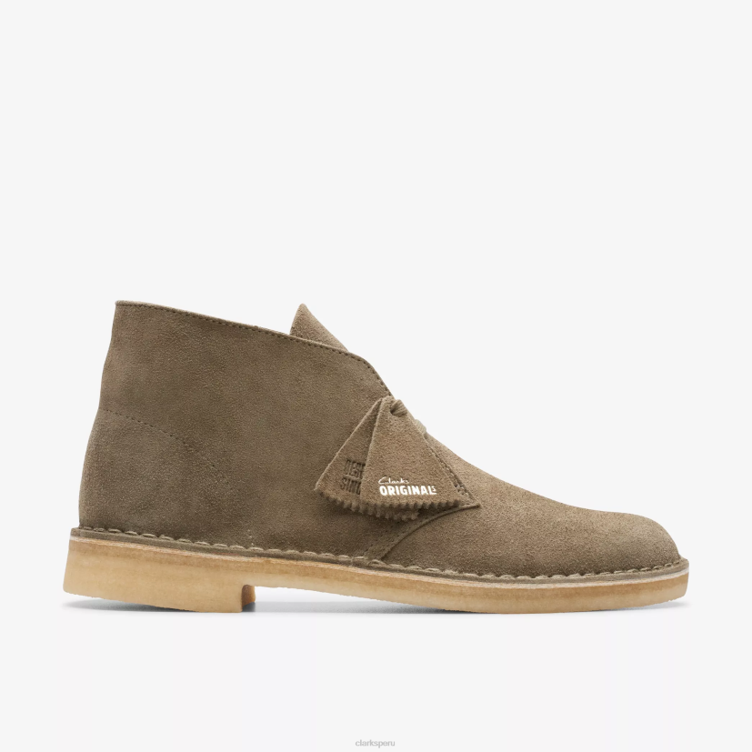 HZVP801 bota del desierto ante caqui pálido Clarks