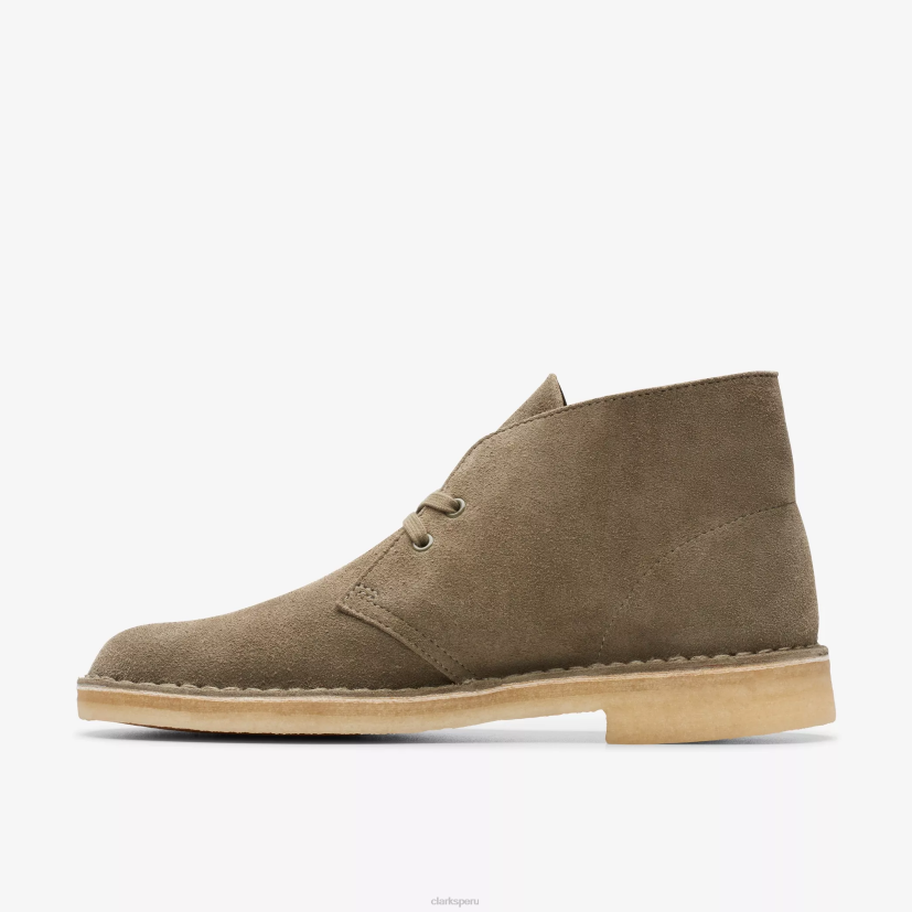 HZVP801 bota del desierto ante caqui pálido Clarks