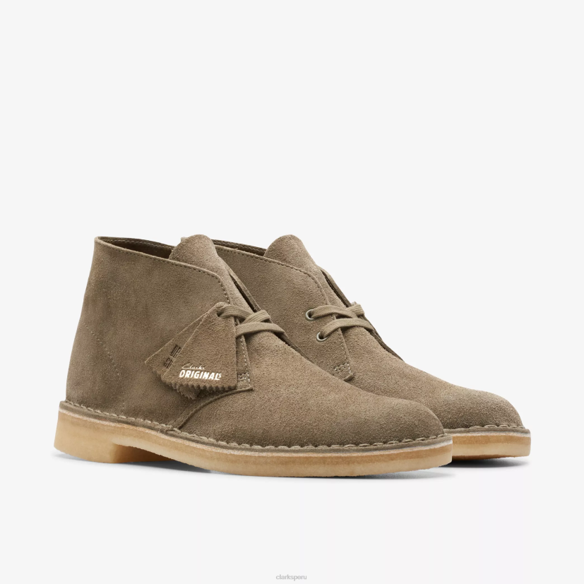 HZVP801 bota del desierto ante caqui pálido Clarks