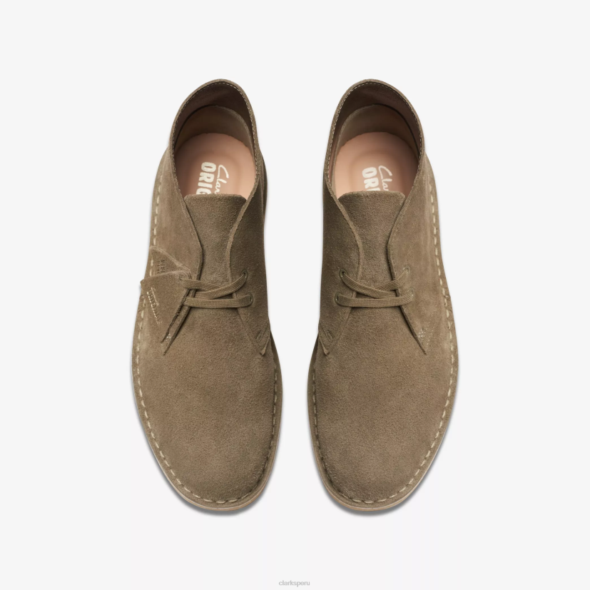 HZVP801 bota del desierto ante caqui pálido Clarks