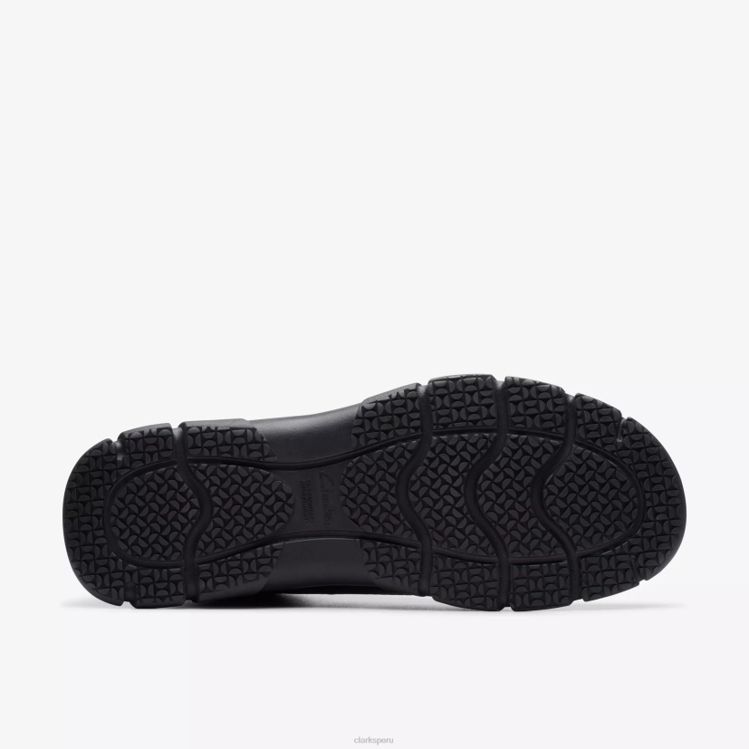 HZVP908 cremallera walpath cuero negro Clarks