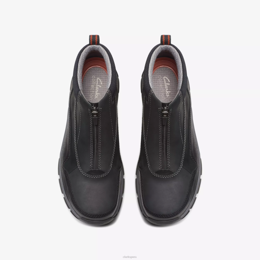 HZVP908 cremallera walpath cuero negro Clarks
