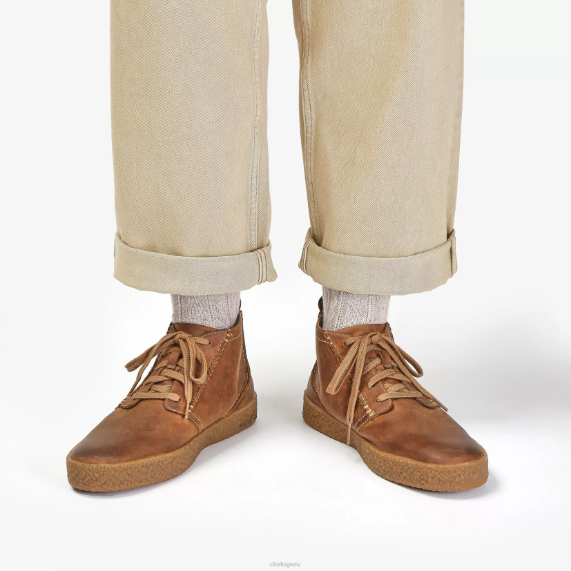 HZVP911 calle colina media cuero bronceado oscuro Clarks