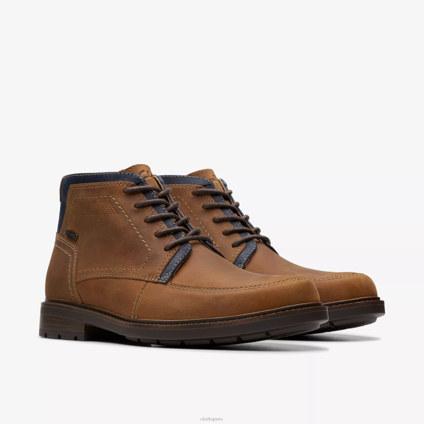 HZVP913 un shire hola impermeable cuero marrón Clarks