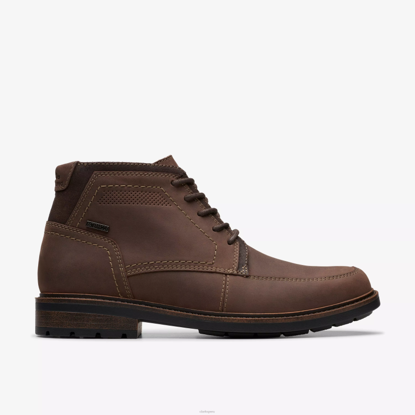HZVP914 un shire hola impermeable cuero marrón oscuro Clarks