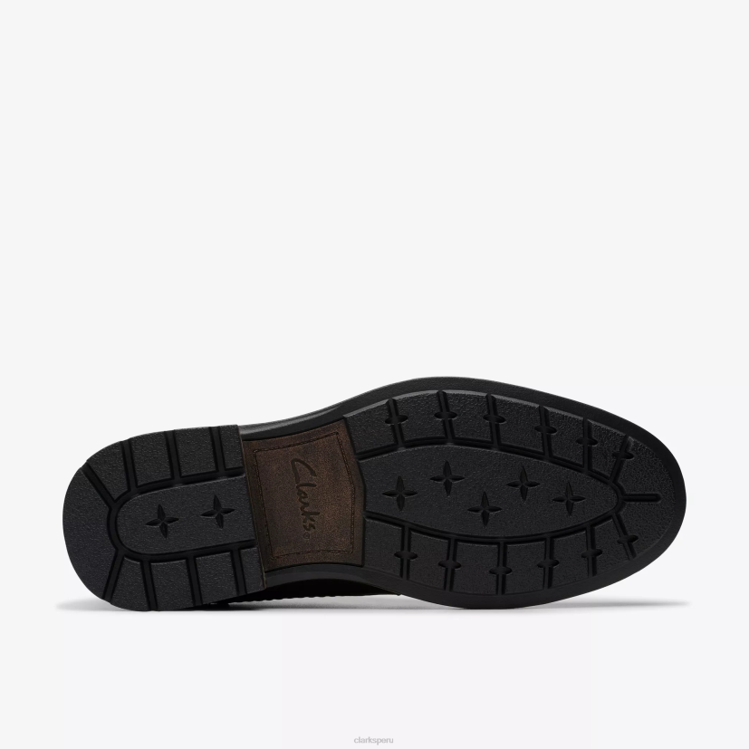 HZVP914 un shire hola impermeable cuero marrón oscuro Clarks
