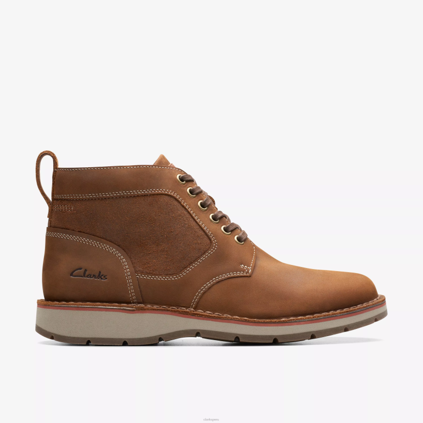 HZVP915 tapa de grava cuero marrón Clarks