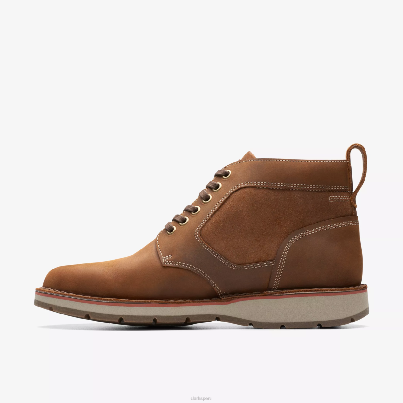 HZVP915 tapa de grava cuero marrón Clarks