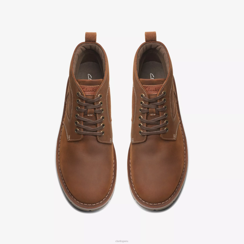 HZVP915 tapa de grava cuero marrón Clarks