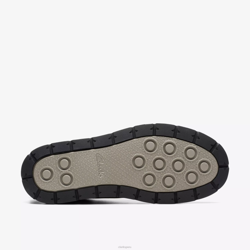 HZVP916 tapa de grava cuero gris oscuro Clarks