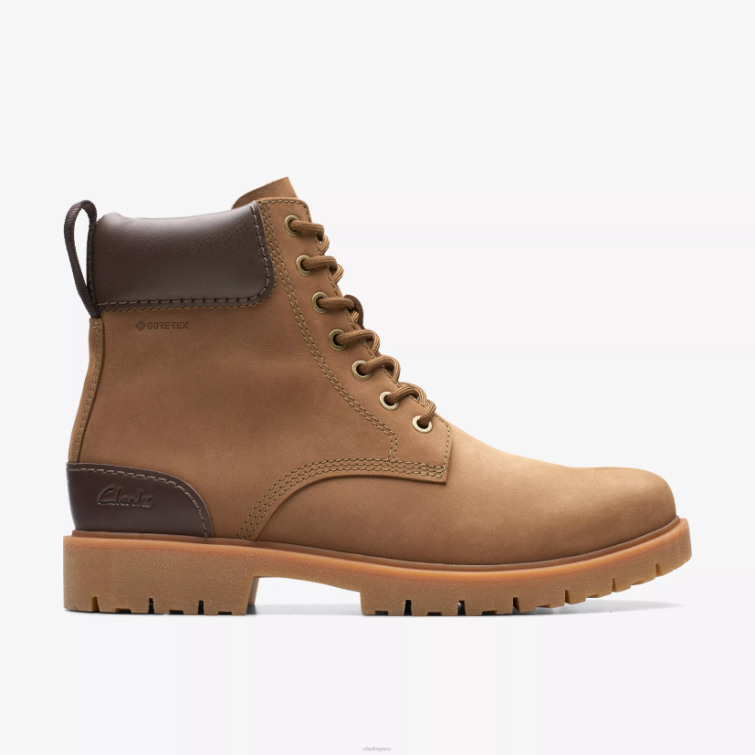 HZVP919 rossdale hola gore-tex cuero arena oscuro Clarks