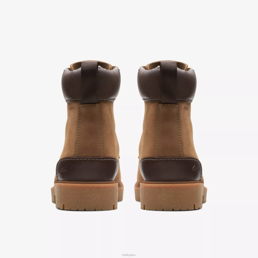 HZVP919 rossdale hola gore-tex cuero arena oscuro Clarks