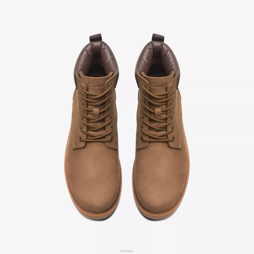 HZVP919 rossdale hola gore-tex cuero arena oscuro Clarks