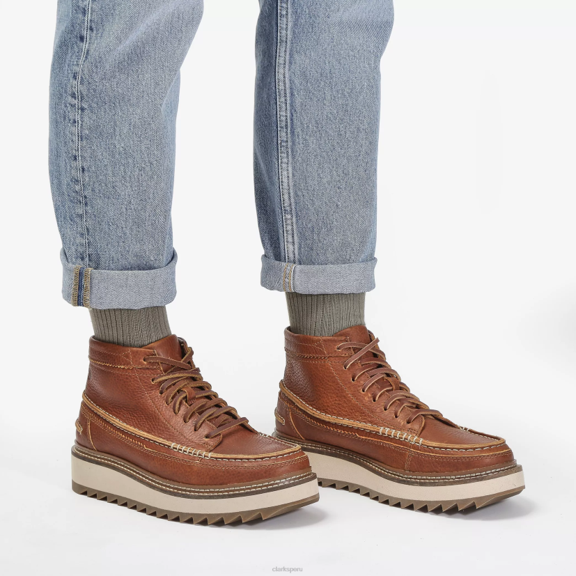 HZVP921 clarkhill medio cuero bronceado oscuro Clarks