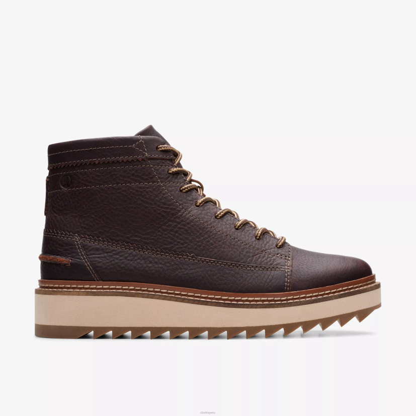 HZVP922 hola clarkhill cuero marrón oscuro Clarks