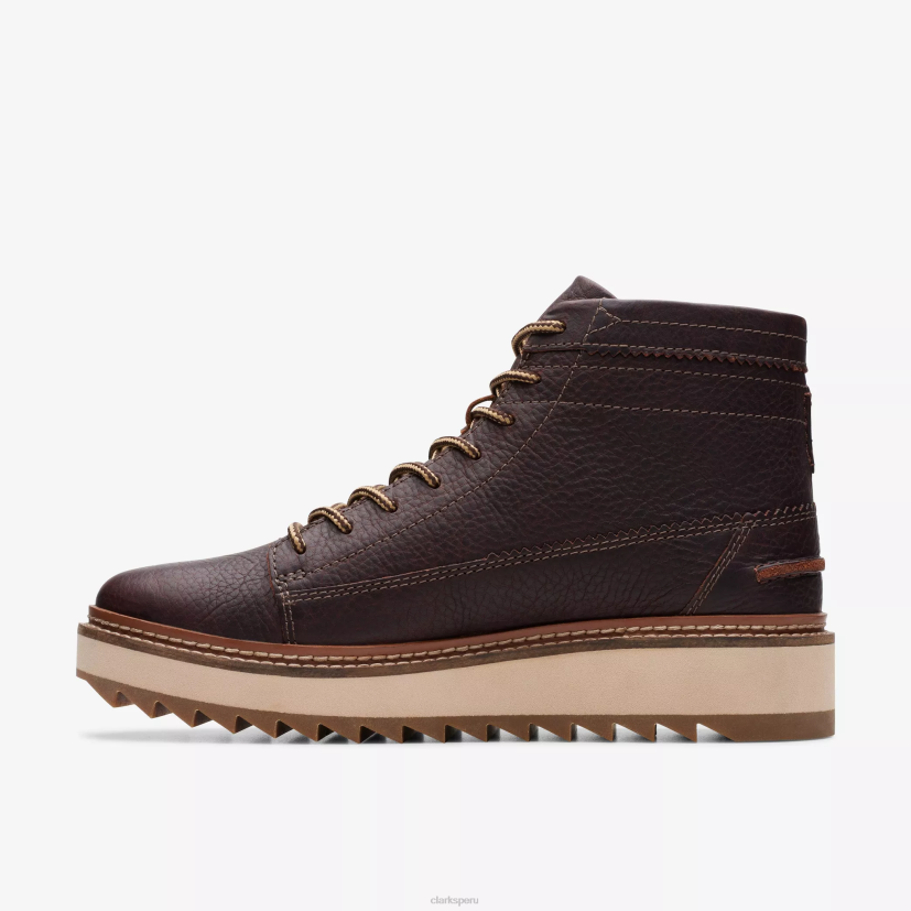 HZVP922 hola clarkhill cuero marrón oscuro Clarks
