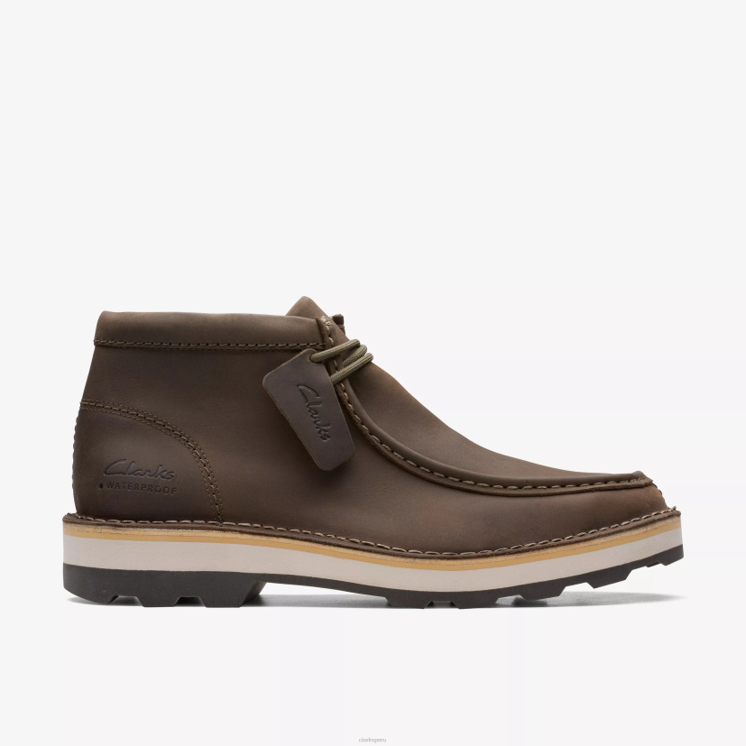HZVP925 corston wally impermeable cuero oliva Clarks