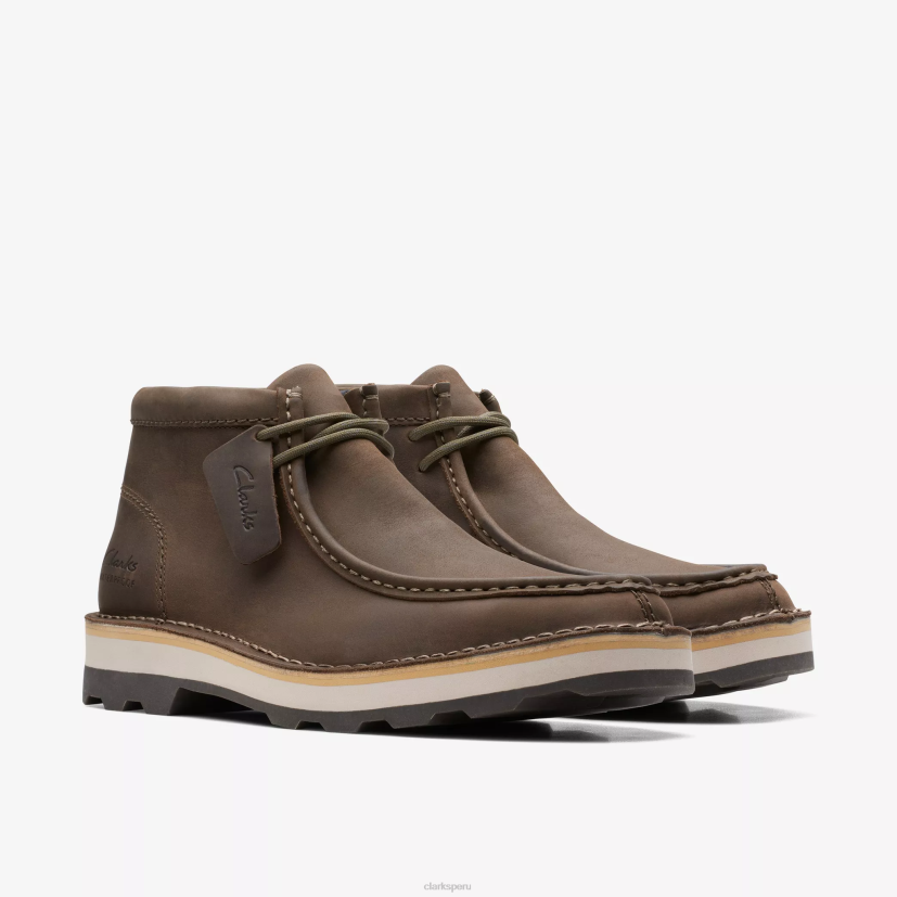 HZVP925 corston wally impermeable cuero oliva Clarks