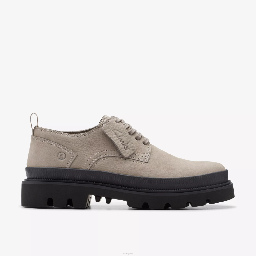 HZVP704 encaje badell nubuck gris Clarks