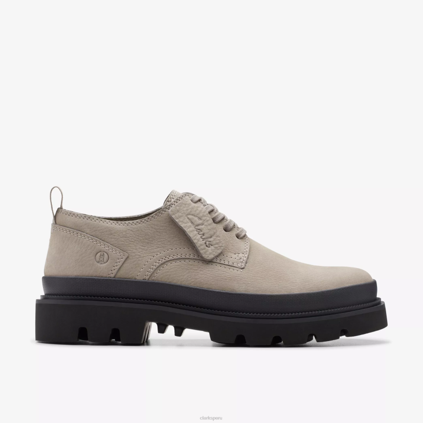 HZVP704 encaje badell nubuck gris Clarks