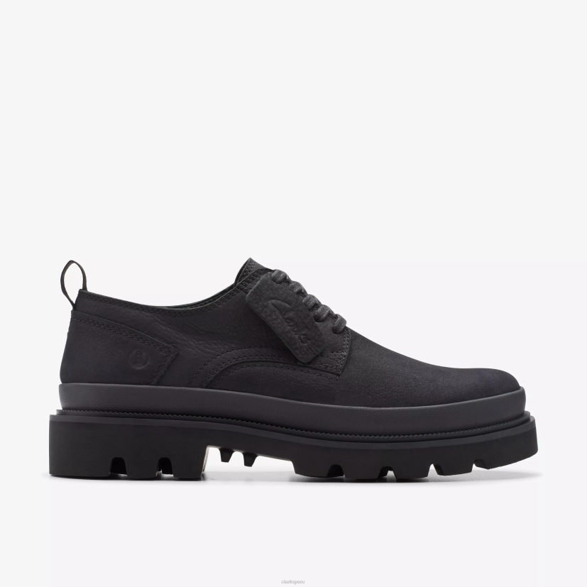 HZVP705 encaje badell nubuck negro Clarks