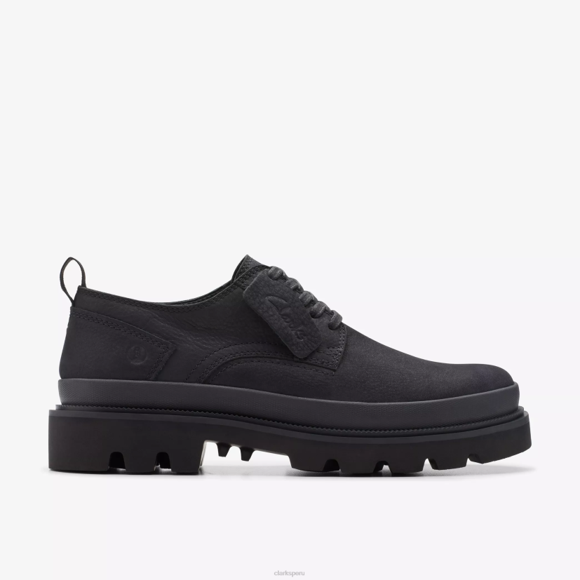 HZVP705 encaje badell nubuck negro Clarks