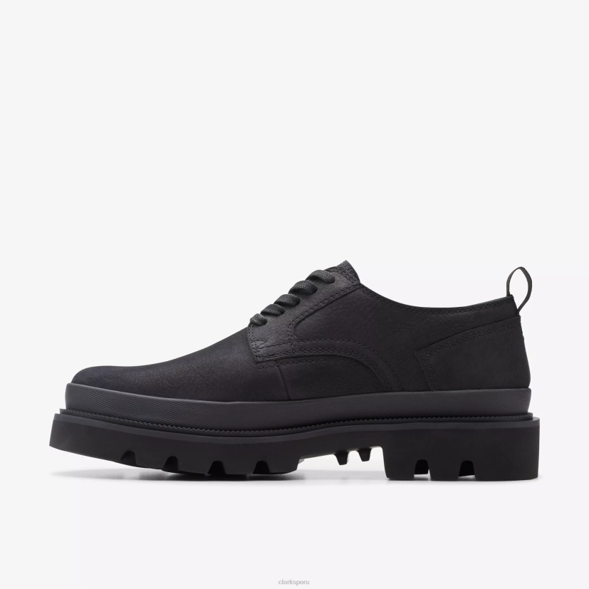 HZVP705 encaje badell nubuck negro Clarks