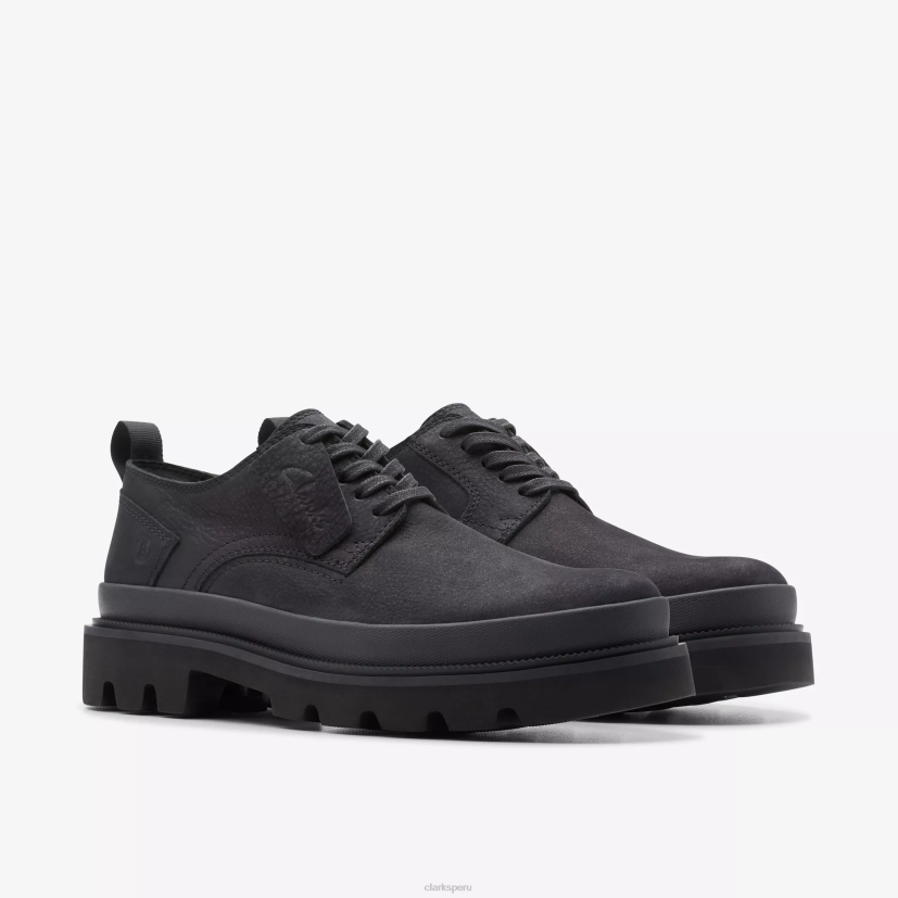 HZVP705 encaje badell nubuck negro Clarks