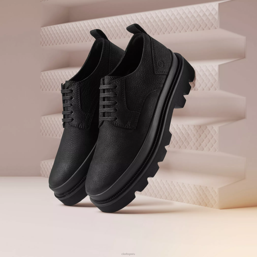 HZVP705 encaje badell nubuck negro Clarks