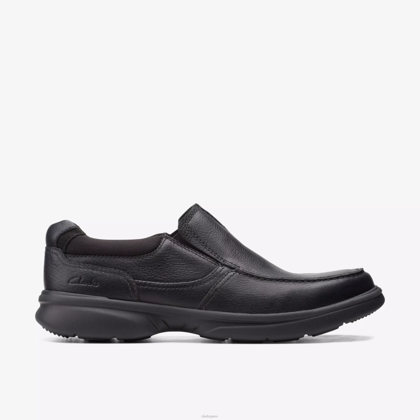 HZVP708 libre de bradley cuero negro caído Clarks