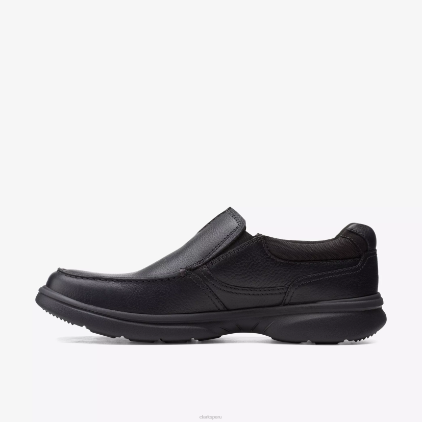 HZVP708 libre de bradley cuero negro caído Clarks