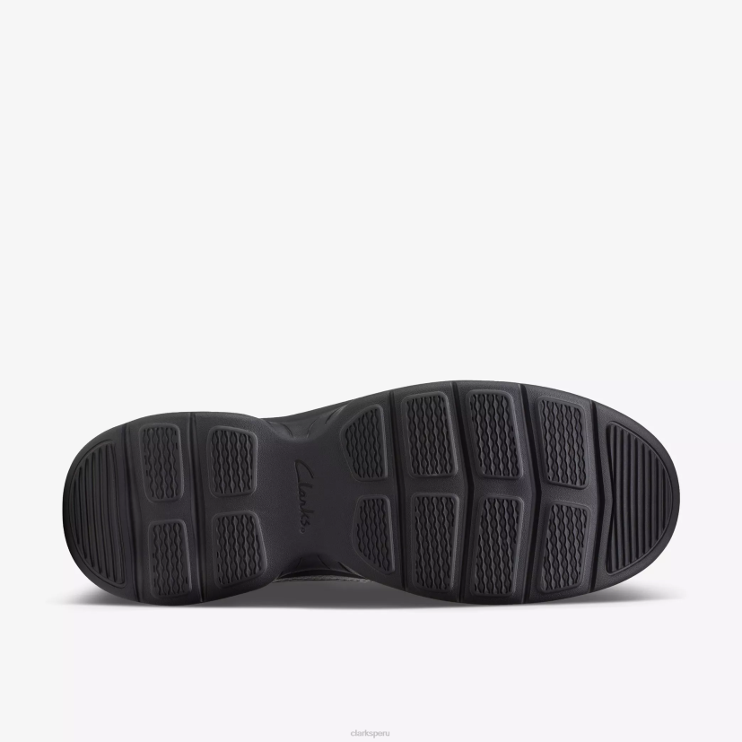 HZVP708 libre de bradley cuero negro caído Clarks