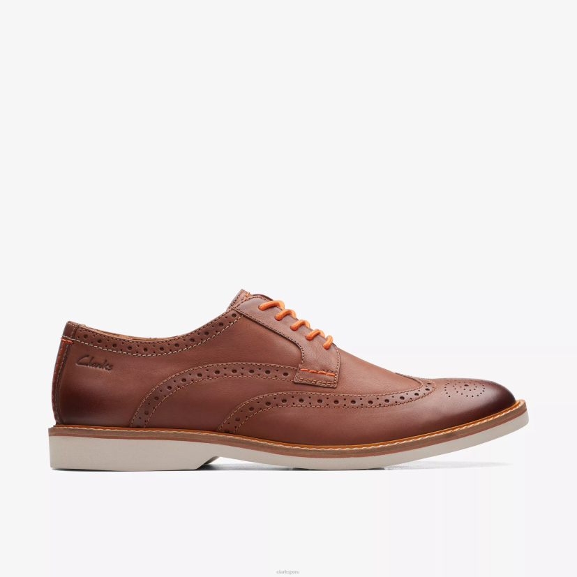 HZVP710 límite de cuero del ático cuero bronceado oscuro Clarks