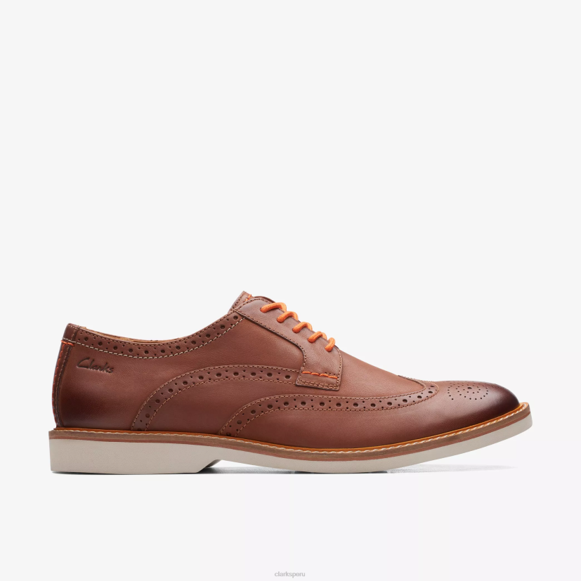HZVP710 límite de cuero del ático cuero bronceado oscuro Clarks