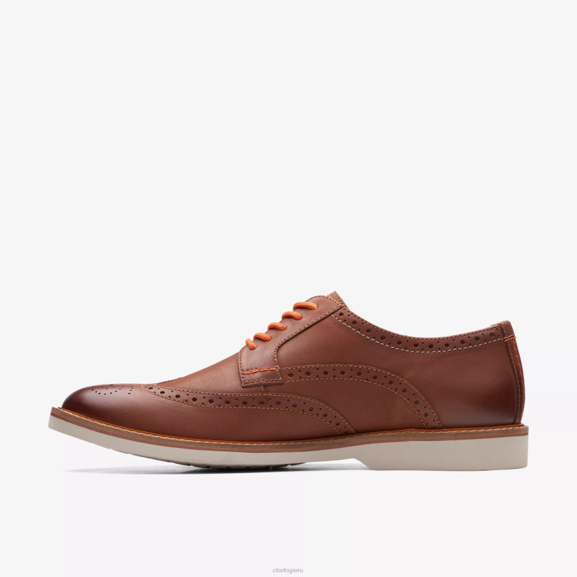 HZVP710 límite de cuero del ático cuero bronceado oscuro Clarks
