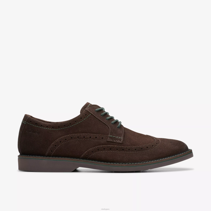 HZVP712 límite del ático gamuza marrón oscuro Clarks