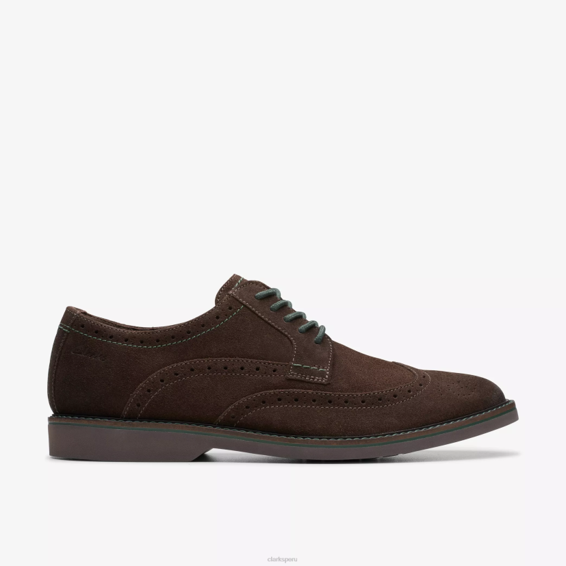 HZVP712 límite del ático gamuza marrón oscuro Clarks