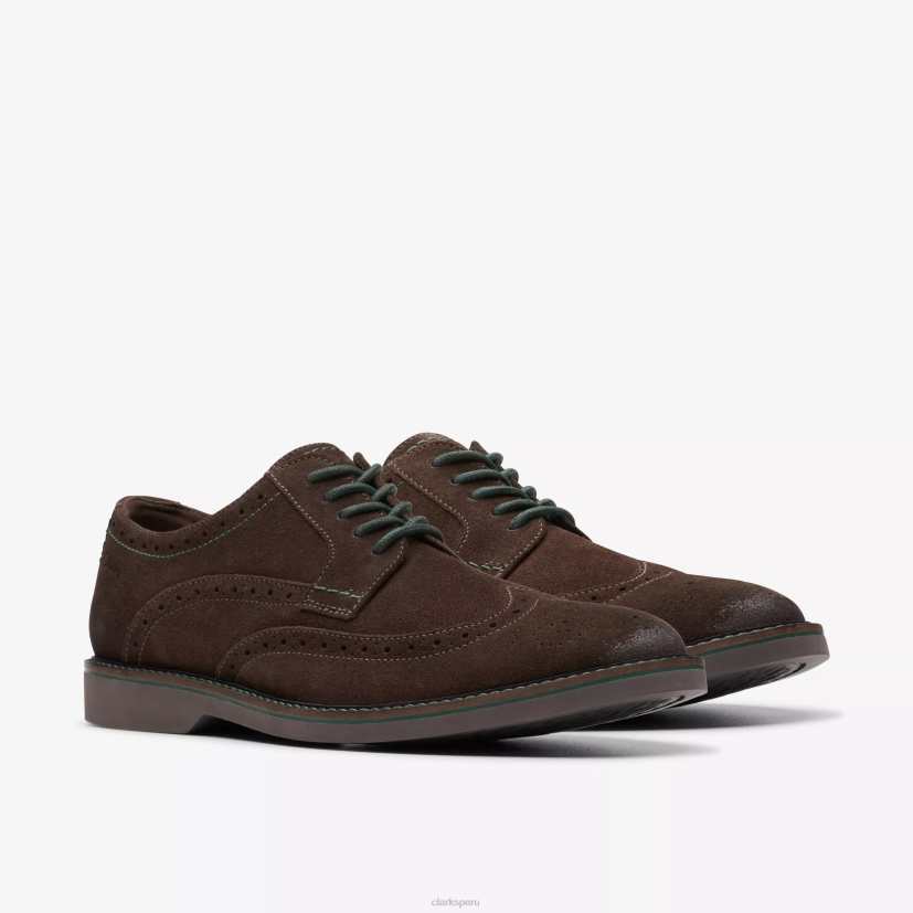 HZVP712 límite del ático gamuza marrón oscuro Clarks
