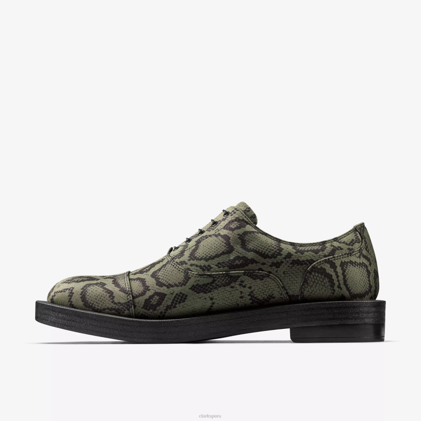 HZVP715 martine rose hombre oxford 2 textil verde Clarks