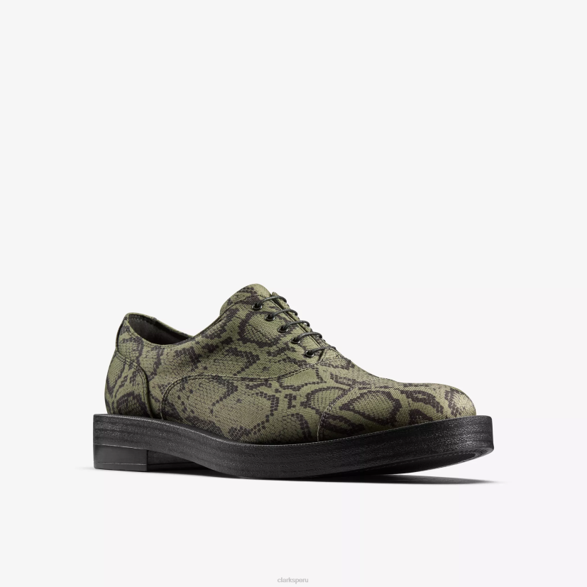 HZVP715 martine rose hombre oxford 2 textil verde Clarks