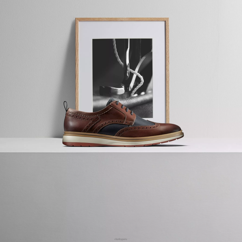 HZVP716 ala de la capilla combinación de bronceado británico Clarks