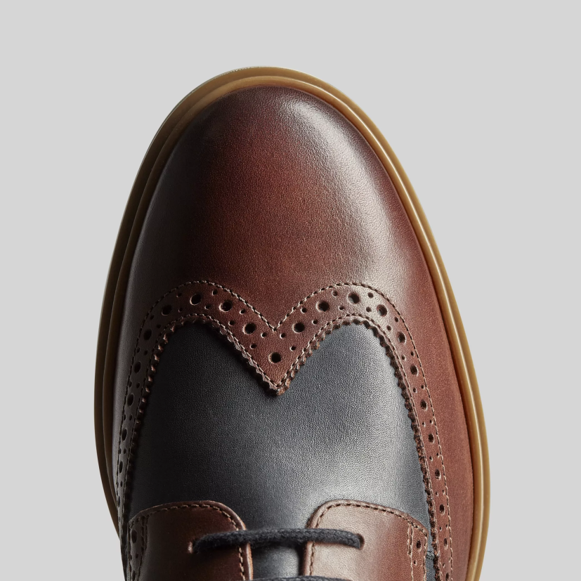 HZVP716 ala de la capilla combinación de bronceado británico Clarks