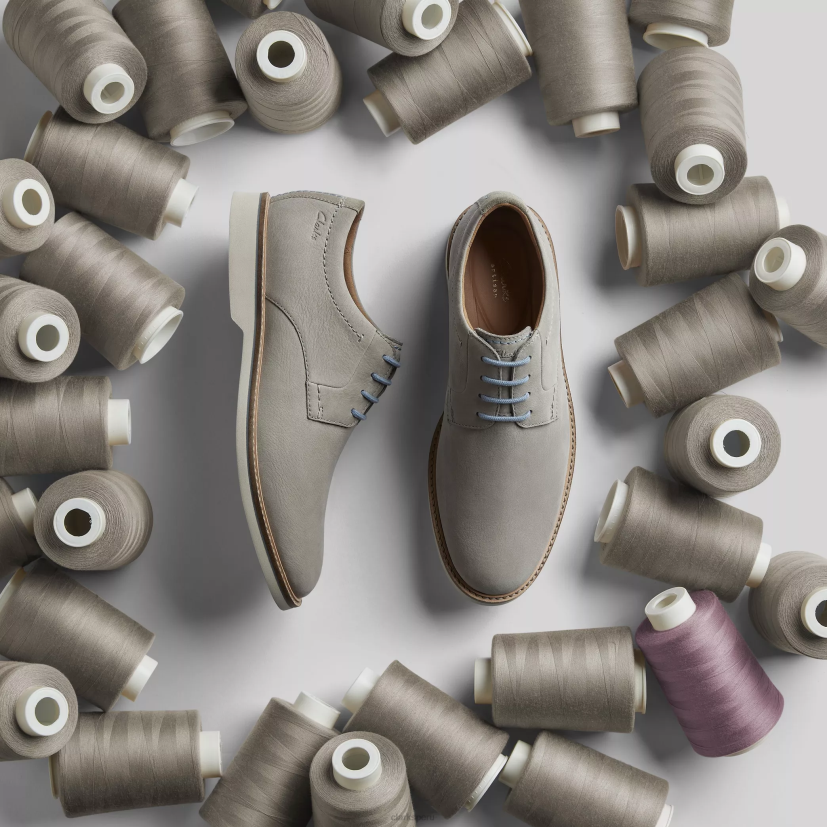 HZVP718 ático lt encaje nubuck gris Clarks