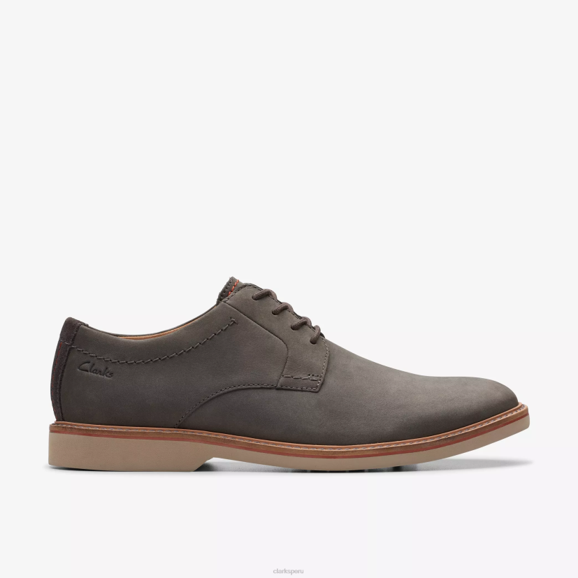 HZVP721 ático lt encaje nubuck gris oscuro Clarks