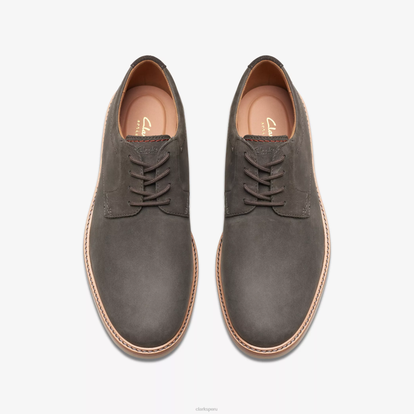 HZVP721 ático lt encaje nubuck gris oscuro Clarks